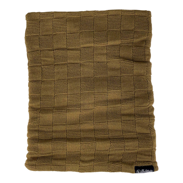 Knitted Neck Gaiter Coyote Brown