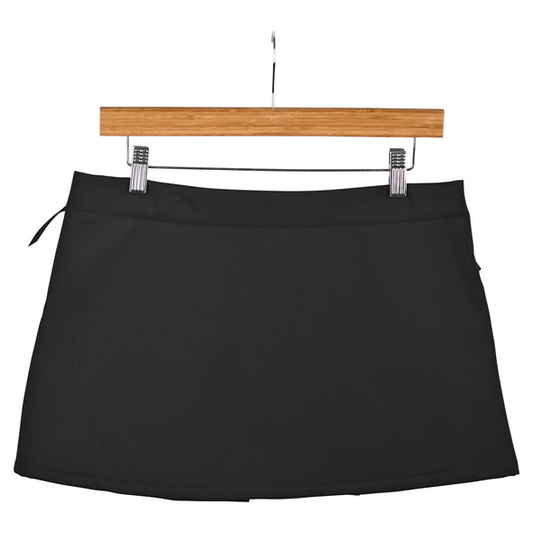 Tech Mini-Skirt Black  Back