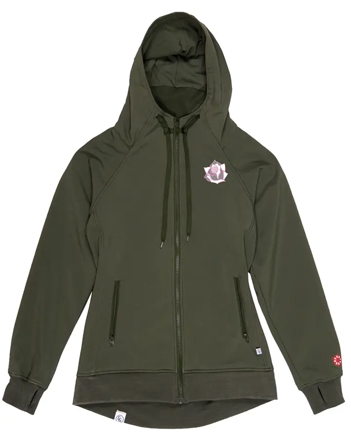 Army flower deals hoodie